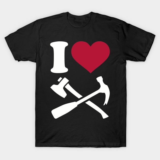 I love Tools T-Shirt by Designzz